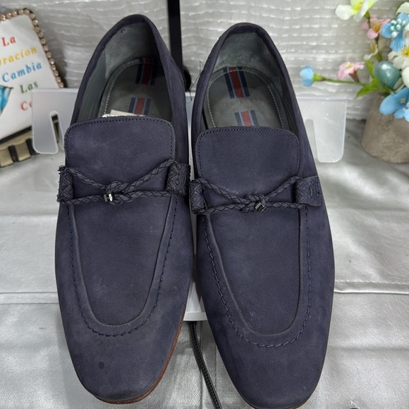 (C) Ted Baker Daveon men\'s dark blue loafers. Size: 8 main image 6